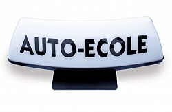 Panneau de toit auto ecole